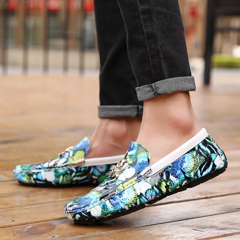Men's New Colorful Trendy British Loafers