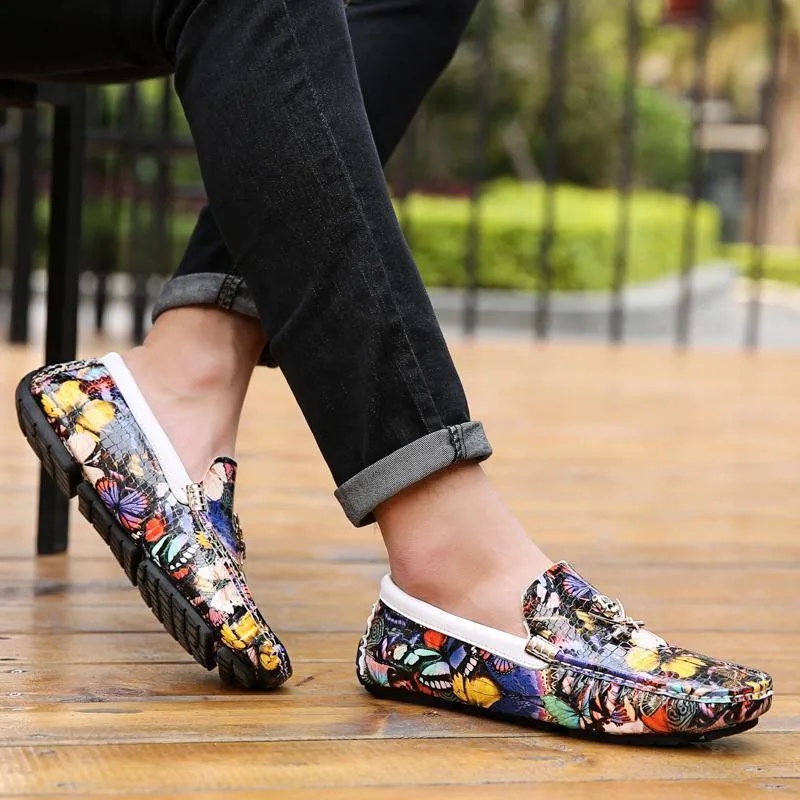 Men's New Colorful Trendy British Loafers