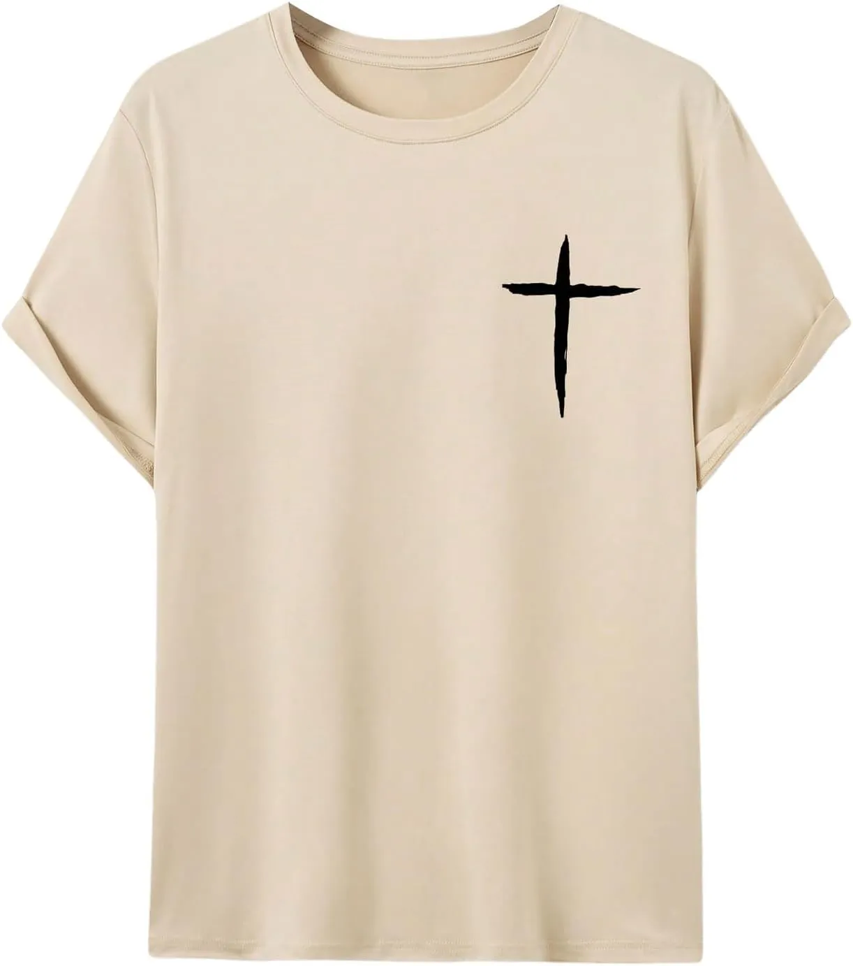 Men's Plus Size Graphic Print Round Neck Tee Short Sleeve Regular Fit Pullover T Shirt