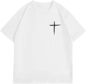 Men's Plus Size Graphic Print Round Neck Tee Short Sleeve Regular Fit Pullover T Shirt