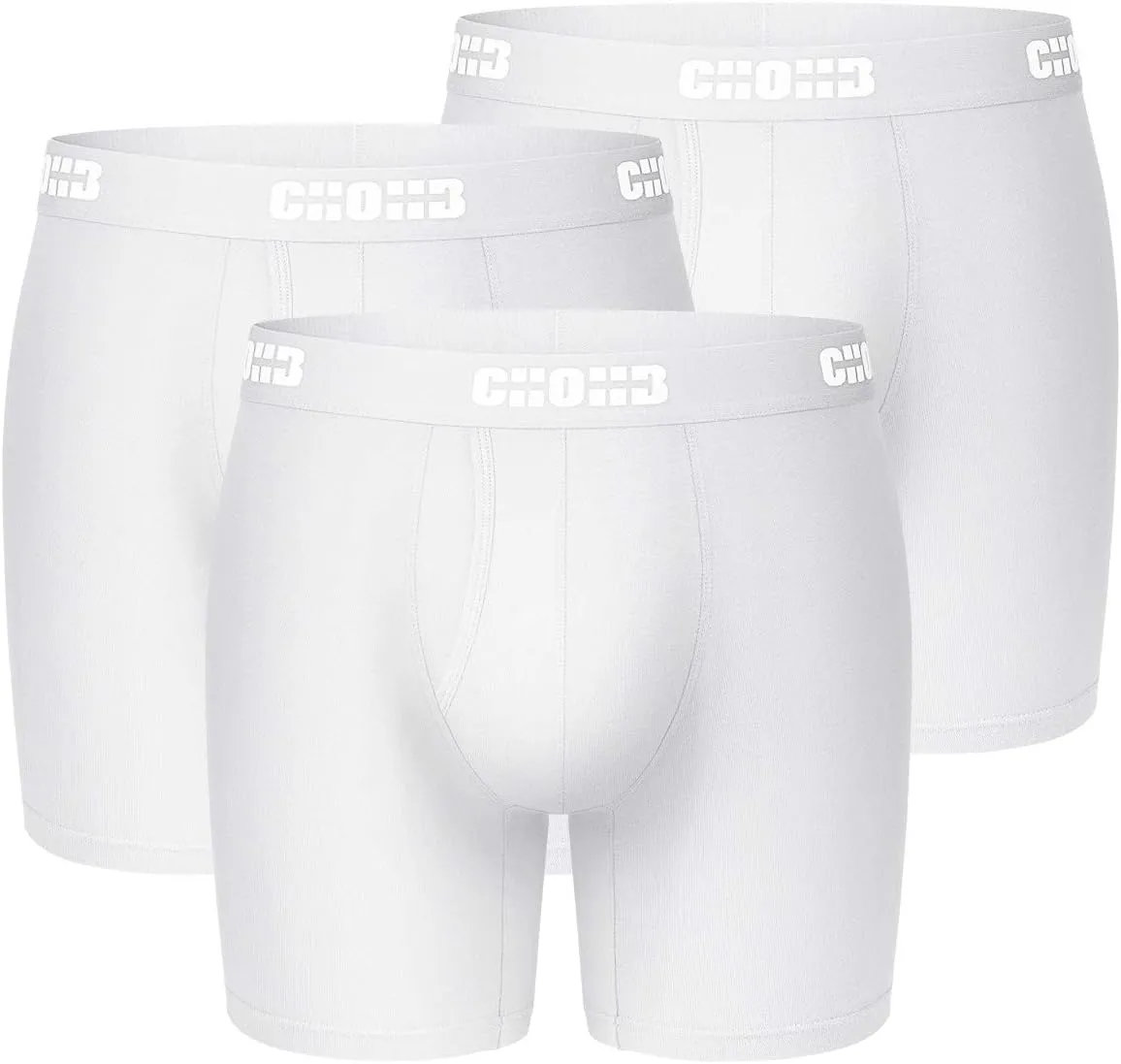 Men's Underwear Micro Modal 3 Pack Boxer Briefs Open Fly