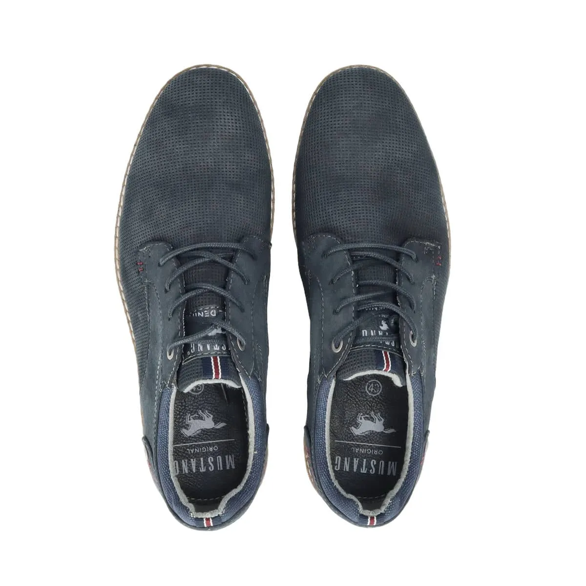 Mustang Navy Laced Shoe Style D