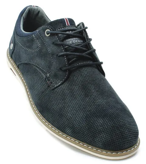 Mustang Navy Laced Shoe Style D