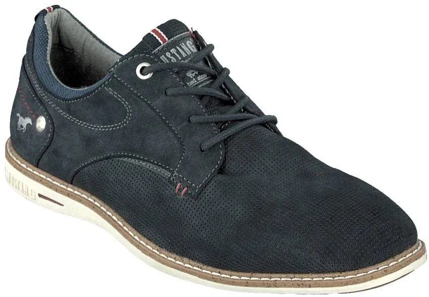 Mustang Navy Laced Shoe Style D