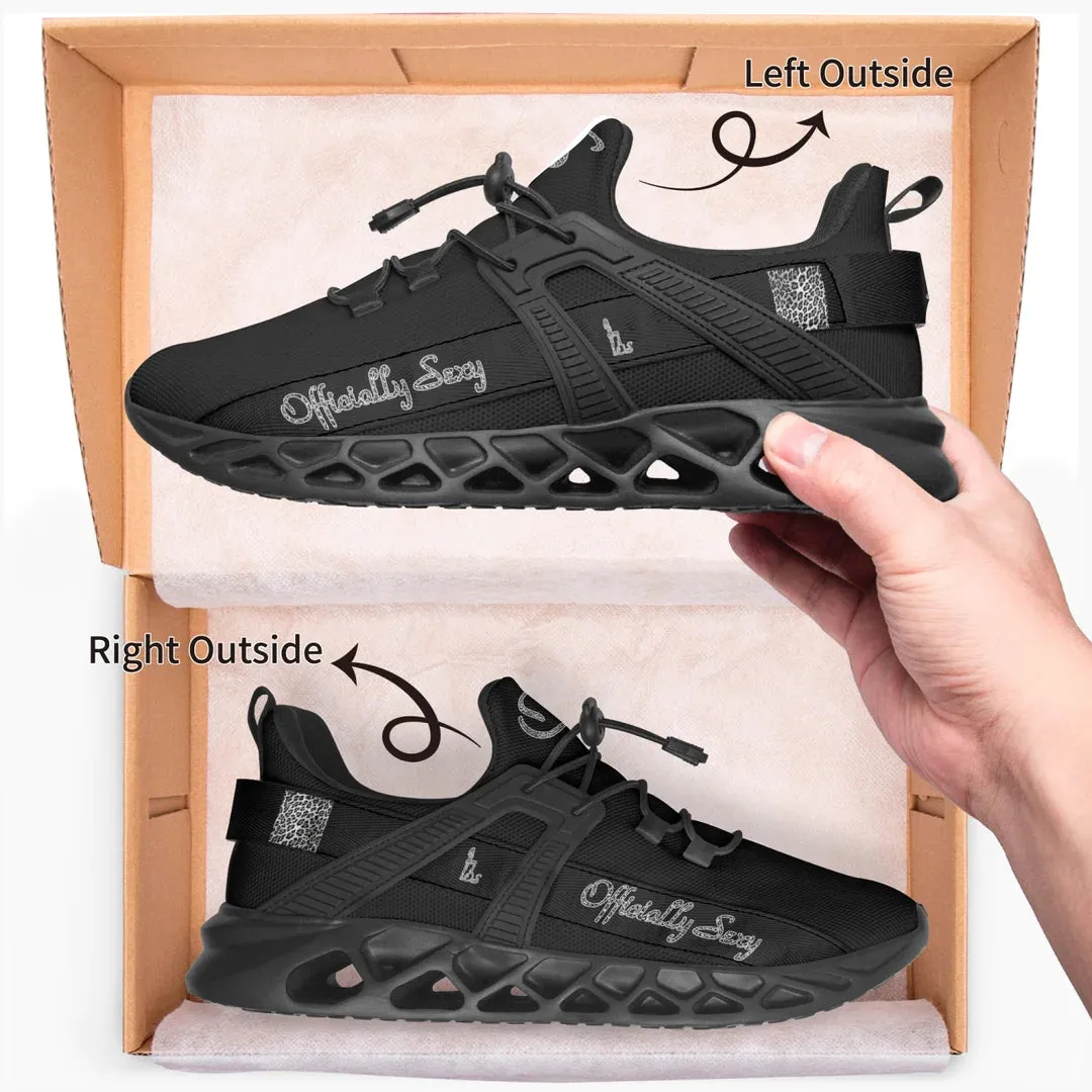 Officially Sexy Snow Leopard Collection Solid Color Mesh Running Shoes
