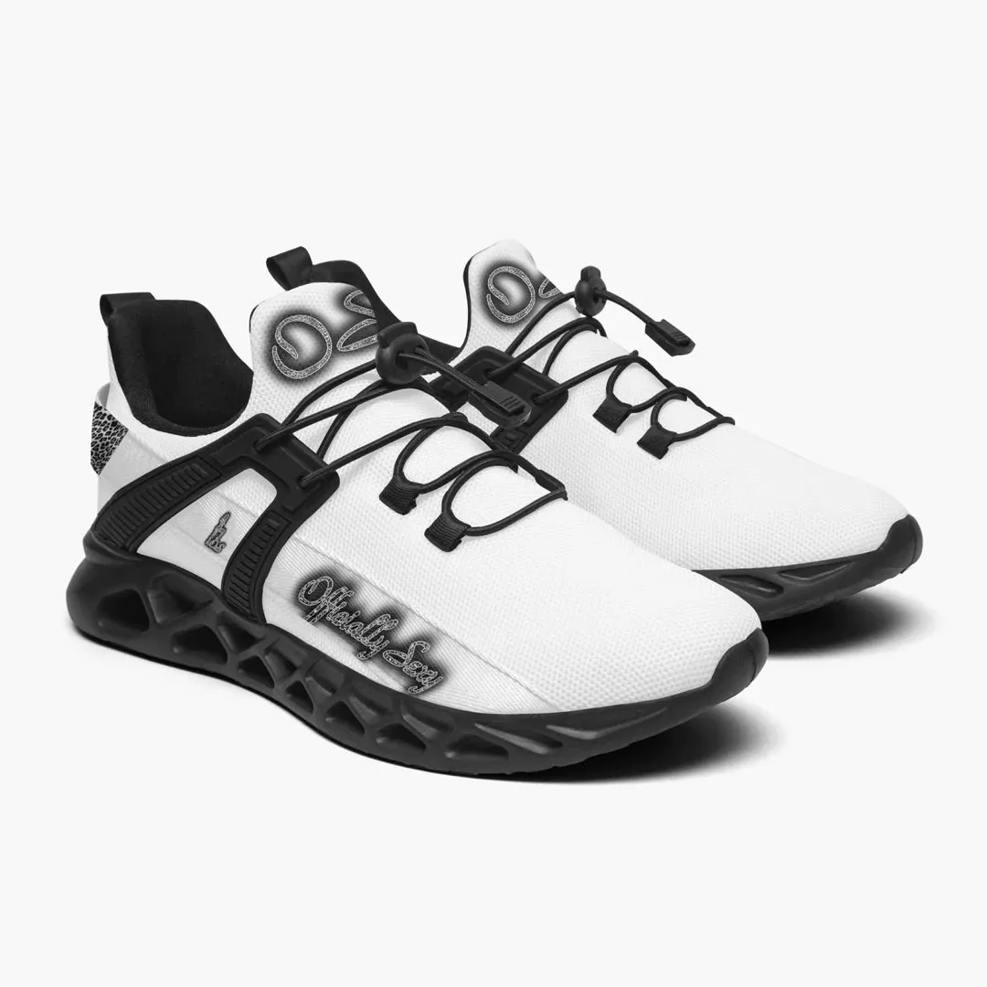 Officially Sexy Snow Leopard Collection Solid Color Mesh Running Shoes