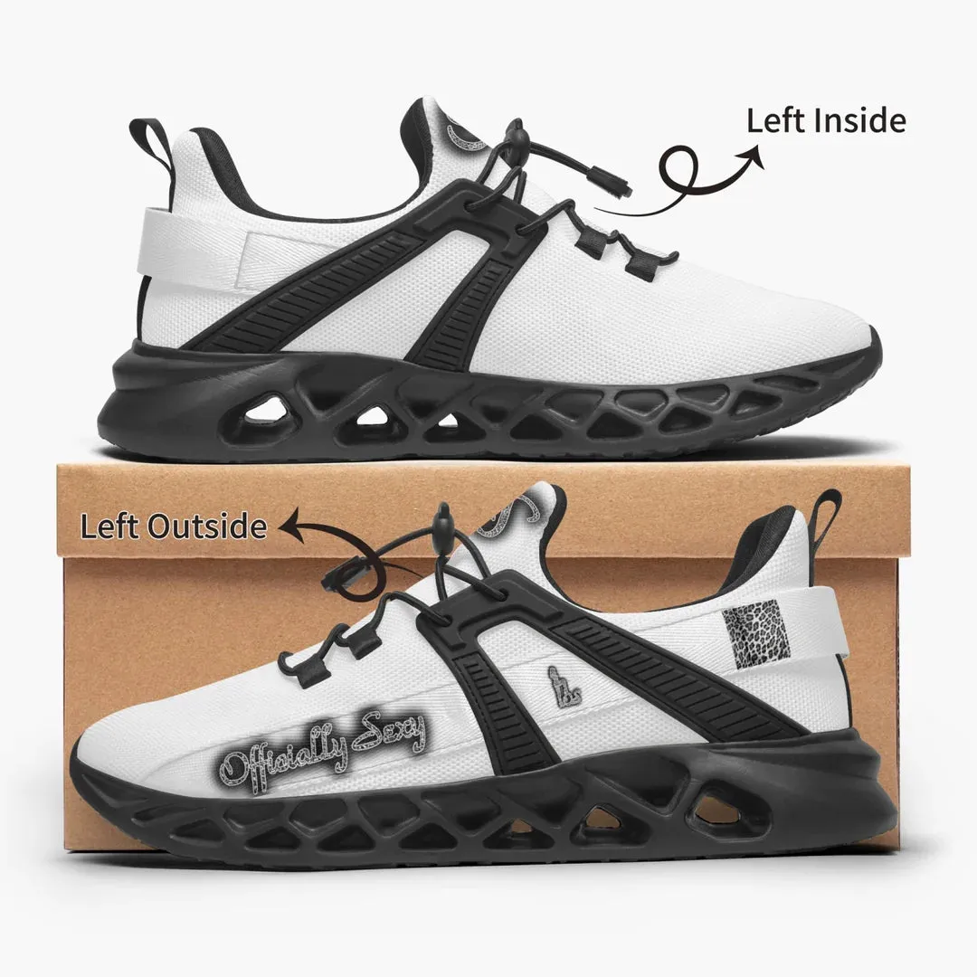 Officially Sexy Snow Leopard Collection Solid Color Mesh Running Shoes