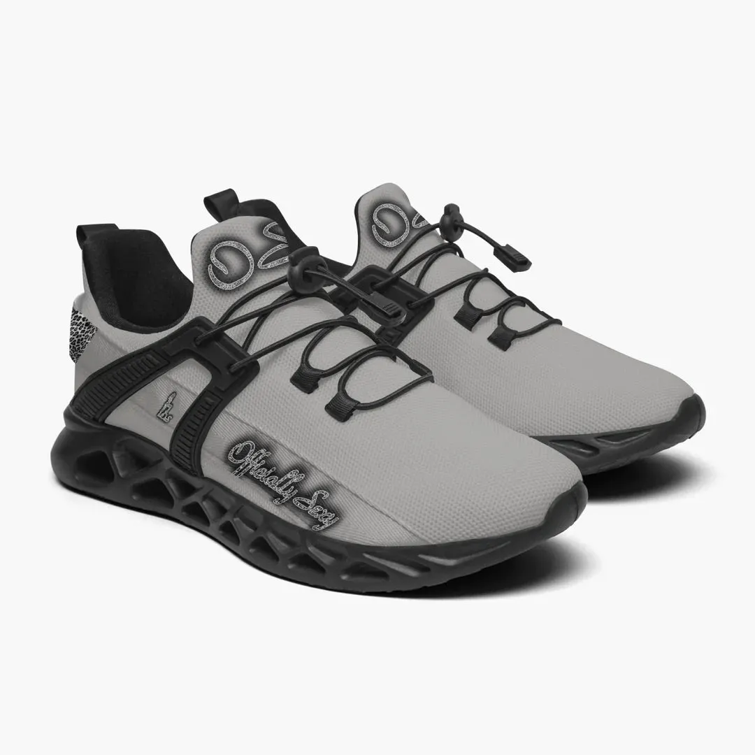 Officially Sexy Snow Leopard Collection Solid Color Mesh Running Shoes