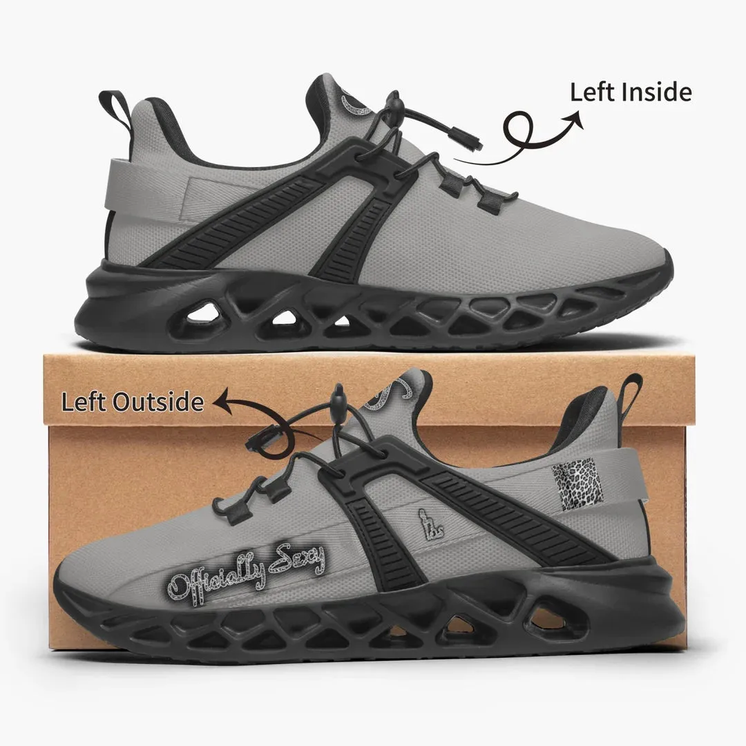Officially Sexy Snow Leopard Collection Solid Color Mesh Running Shoes
