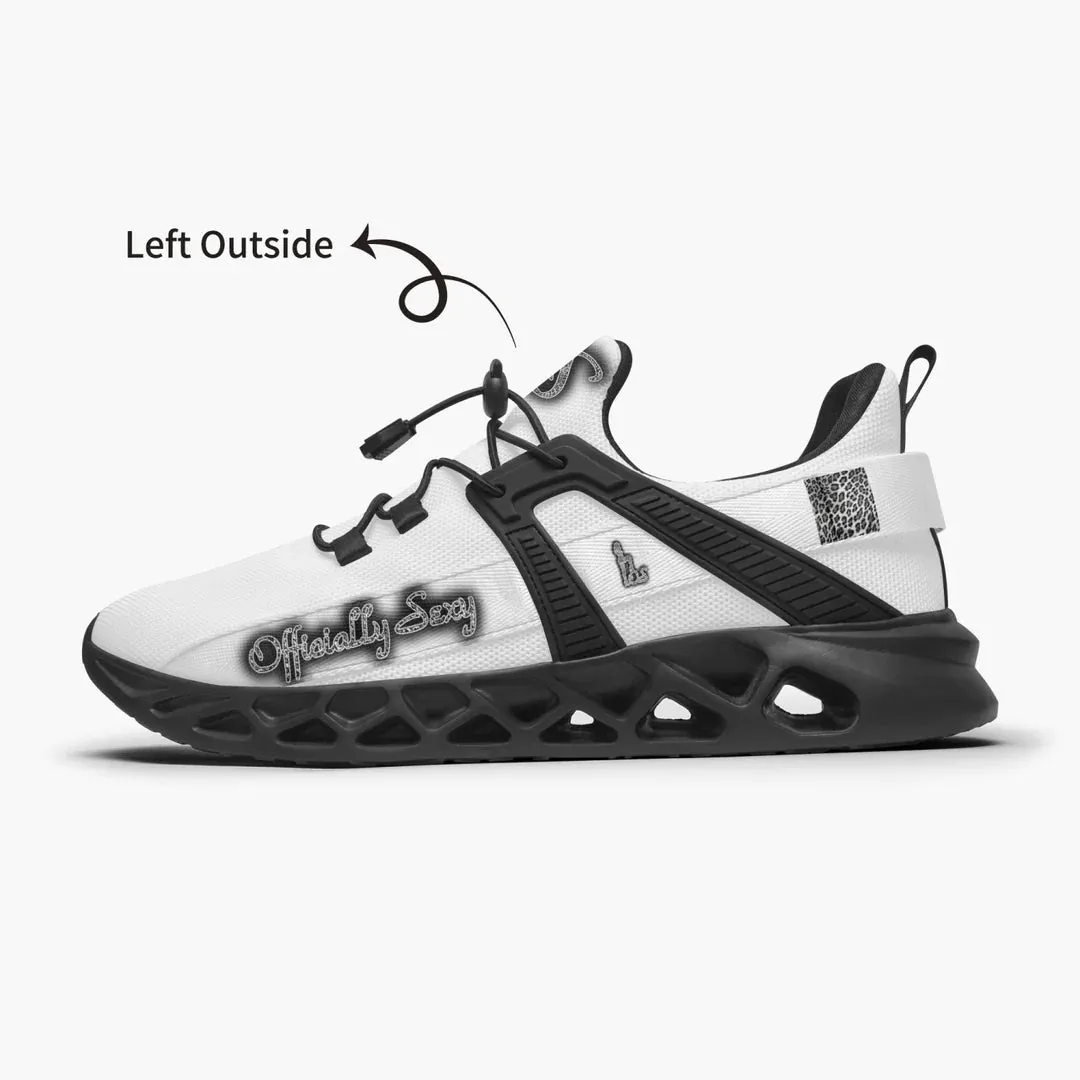 Officially Sexy Snow Leopard Collection Solid Color Mesh Running Shoes