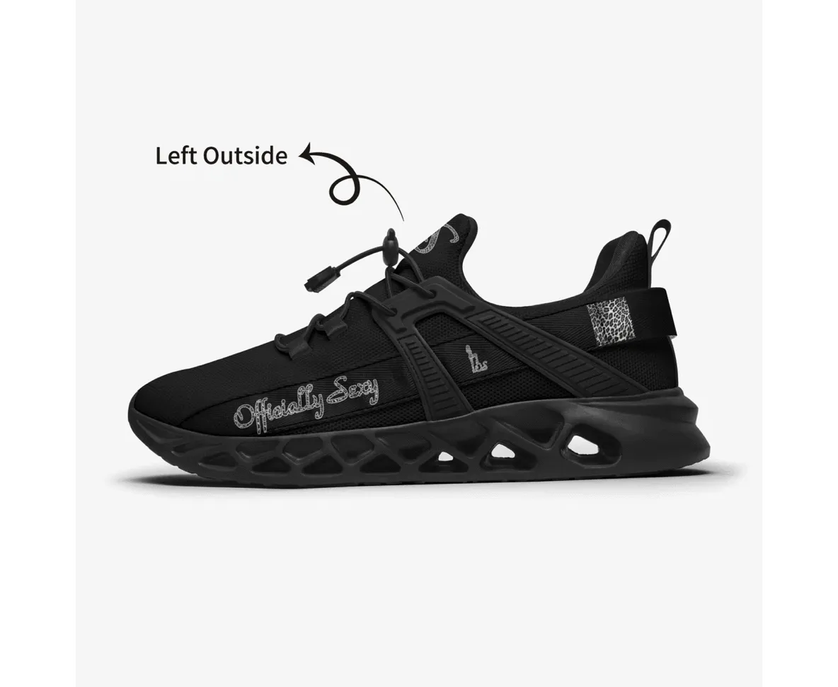 Officially Sexy Snow Leopard Collection Solid Color Mesh Running Shoes
