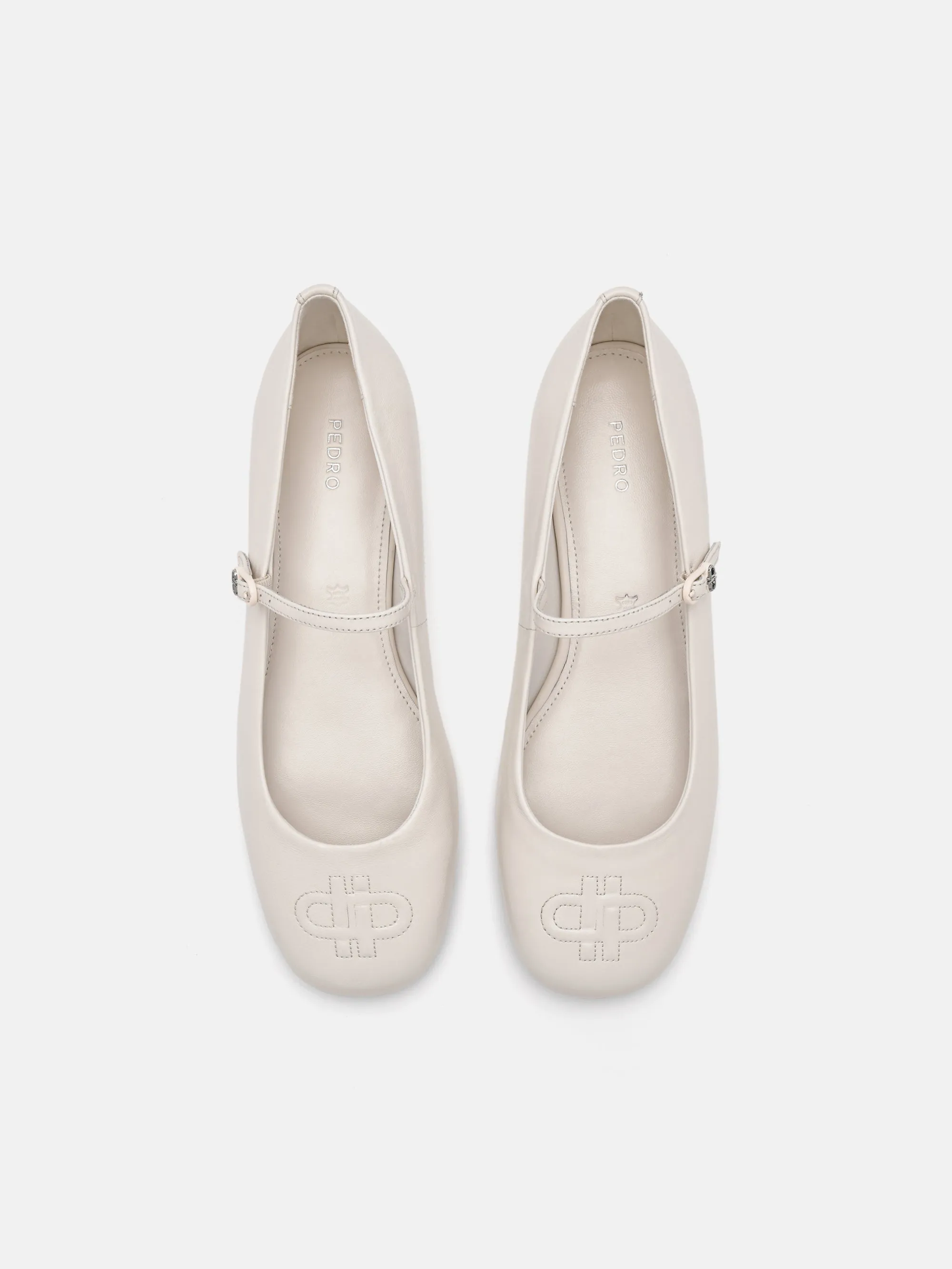 PEDRO Icon Leather Ballerina Flats