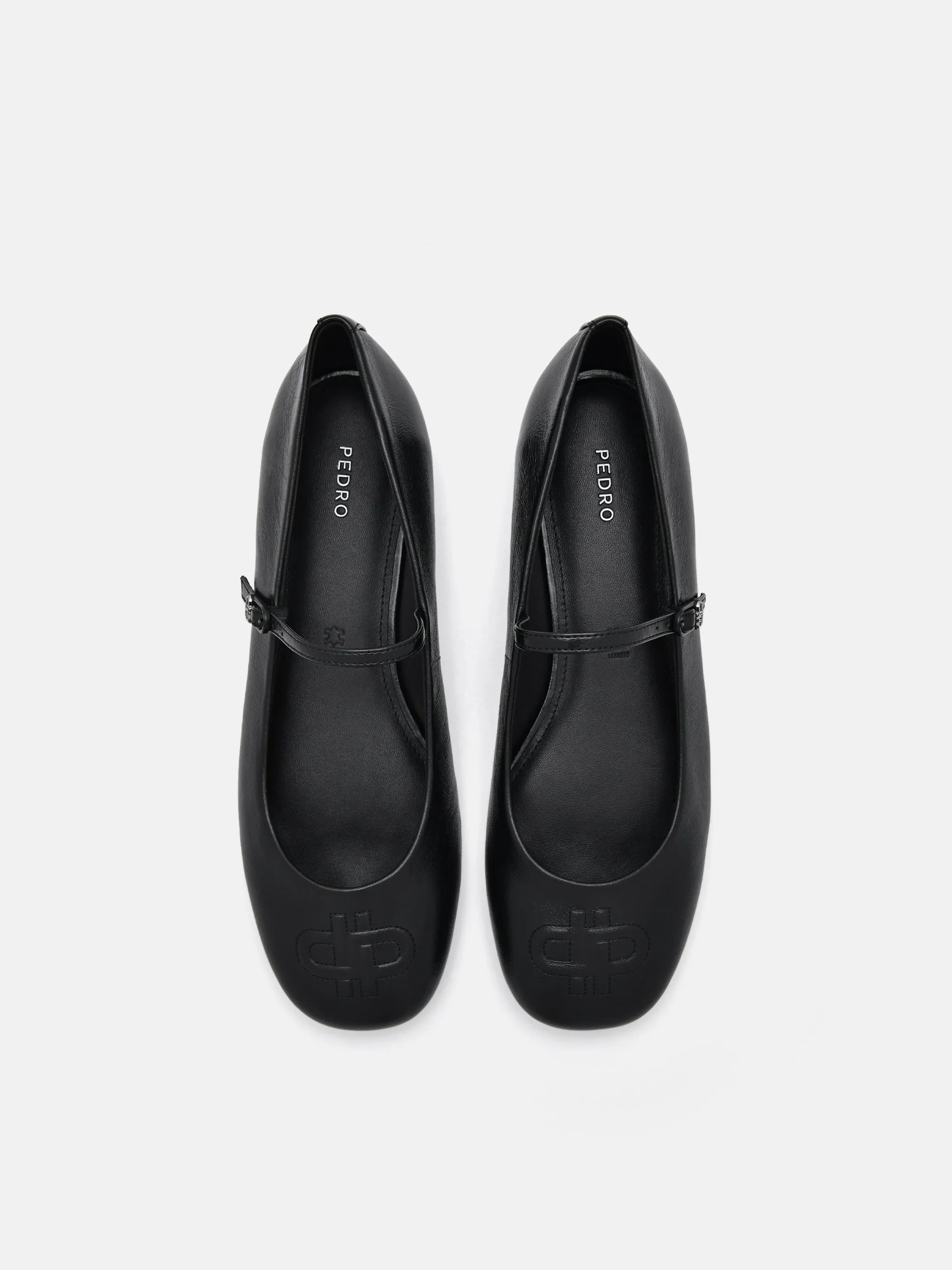 PEDRO Icon Leather Ballerina Flats