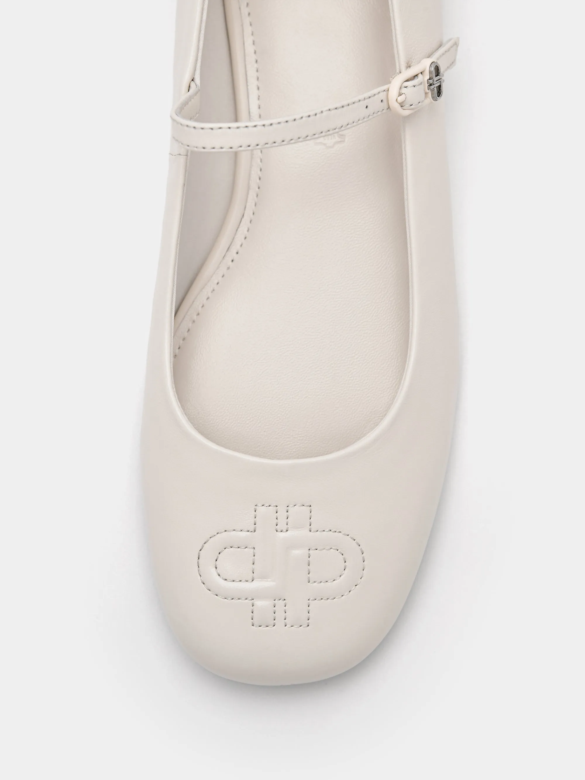 PEDRO Icon Leather Ballerina Flats