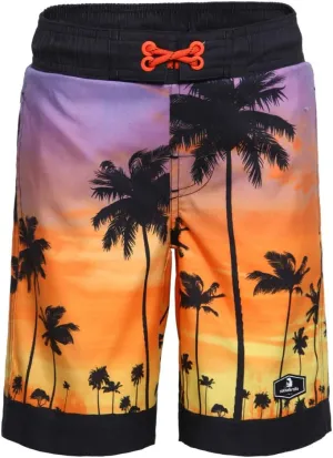 Rokka&Rolla Boys' Swim Trunks UPF 50  Quick Dry Bathing Suit Swimwear Beach Shorts with Mesh Lining