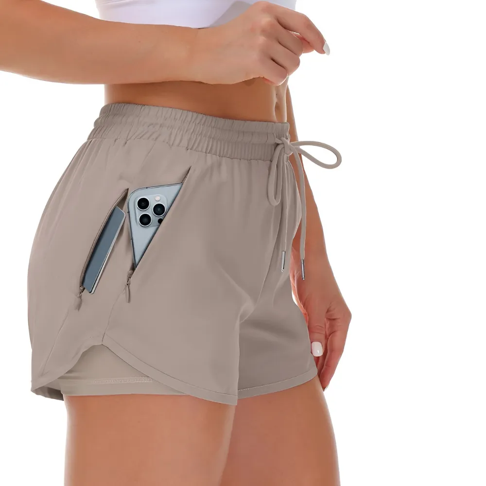 Running Shorts Zipper Pockets – Lightweight and Secure Storage