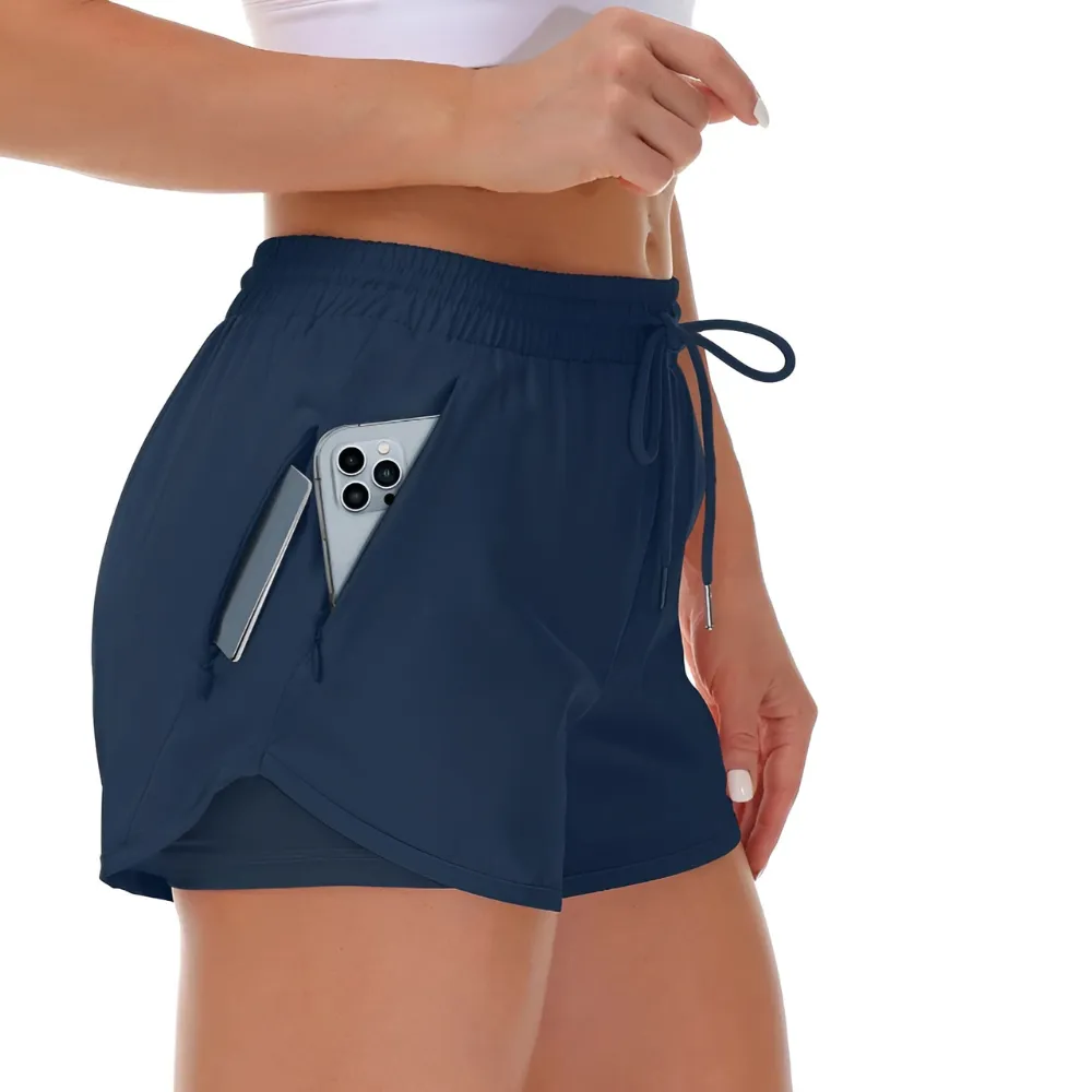 Running Shorts Zipper Pockets – Lightweight and Secure Storage