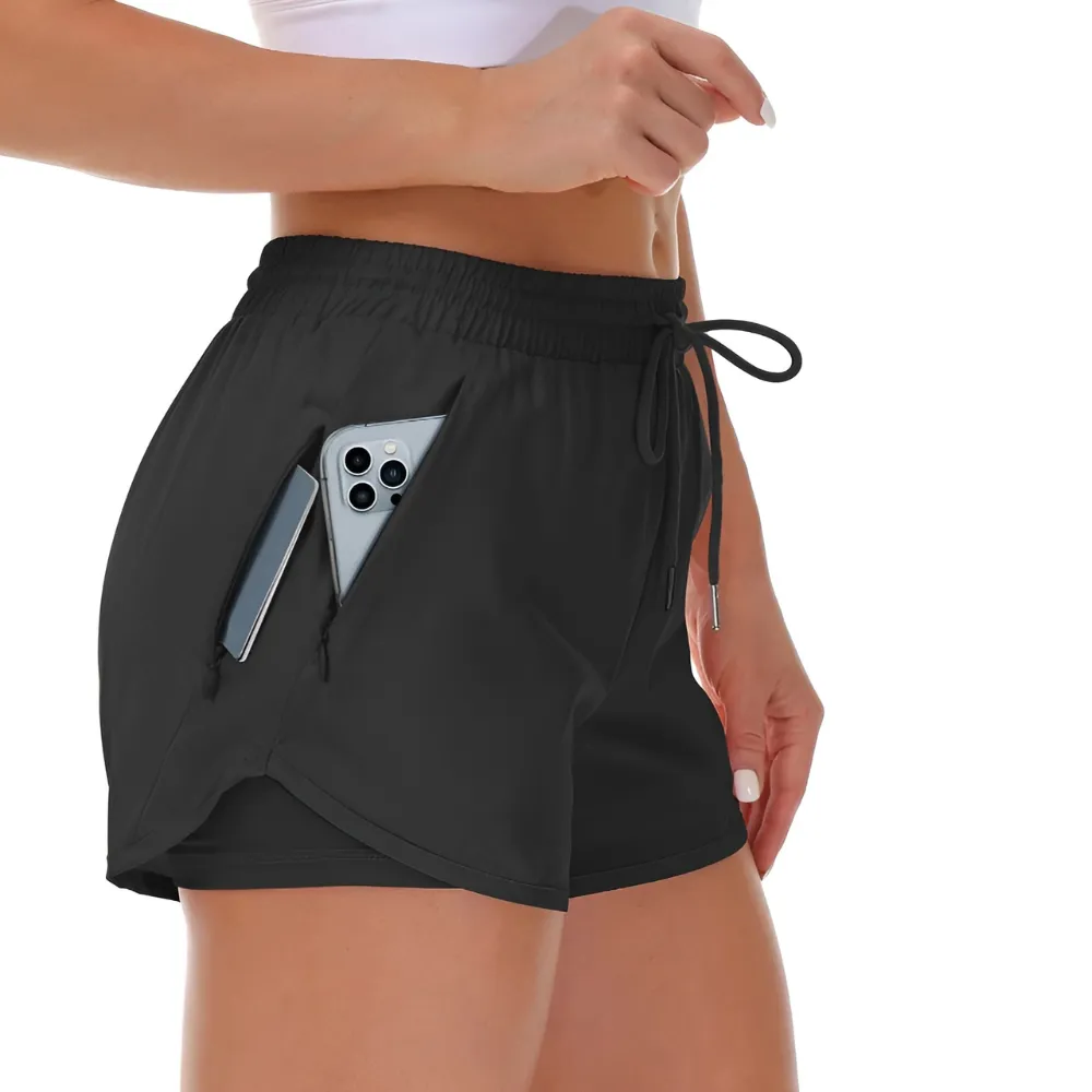 Running Shorts Zipper Pockets – Lightweight and Secure Storage