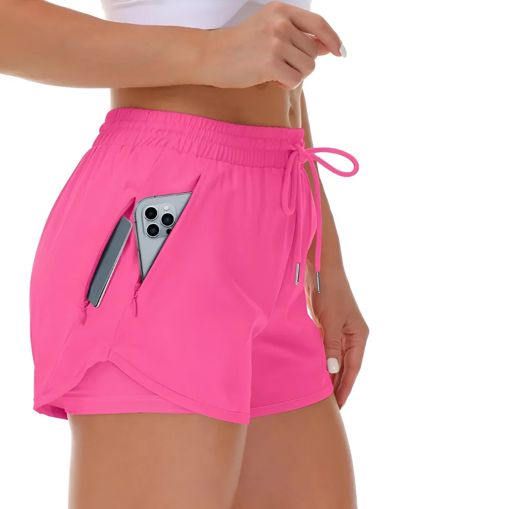 Running Shorts Zipper Pockets – Lightweight and Secure Storage