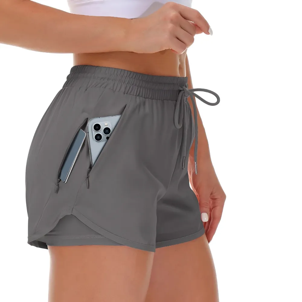 Running Shorts Zipper Pockets – Lightweight and Secure Storage