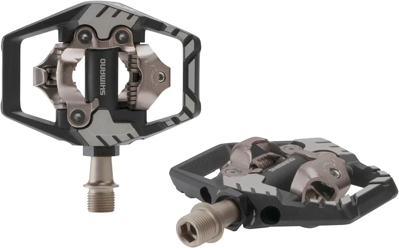 SHIMANO DEORE XT PD-M8120 SPD Pedal, Without Reflector, Includes Cleat, Black, One Size