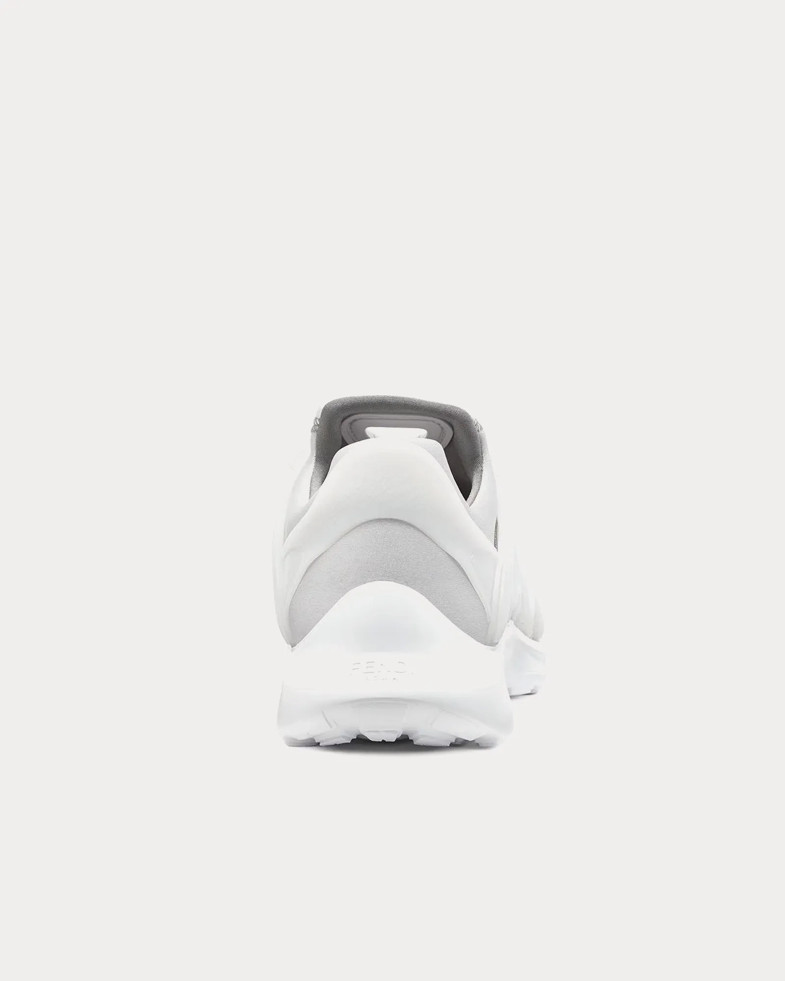 Tag Technical Mesh White Low Top Sneakers