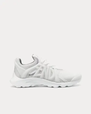Tag Technical Mesh White Low Top Sneakers
