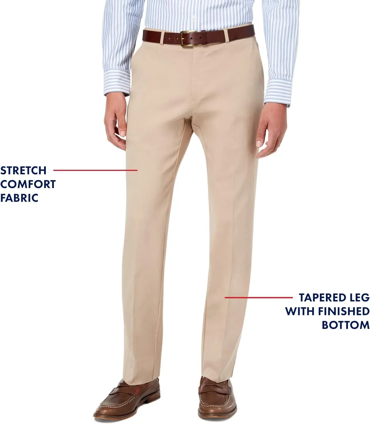 Tommy Hilfiger Men's Modern-Fit Comfort Stretch Performance Pant