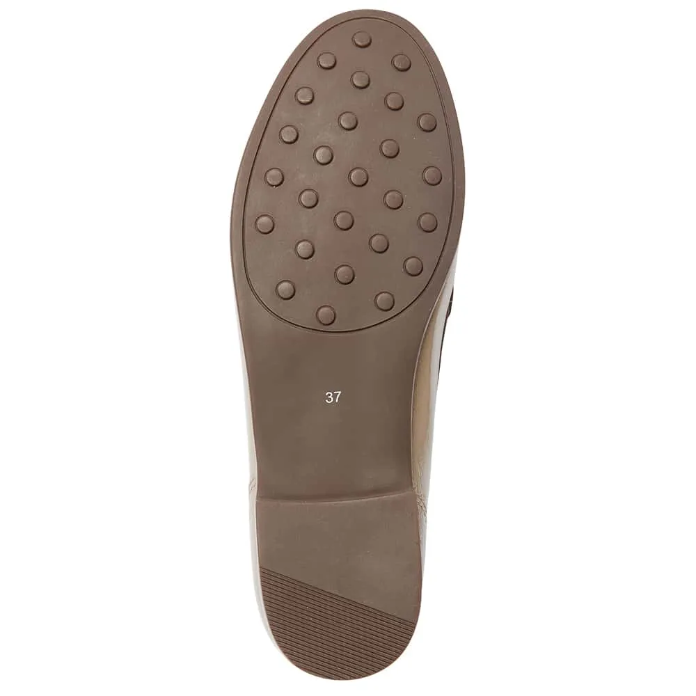 Tuscany Loafer in Bone Patent