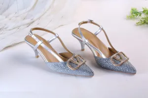 VLOGO SIGNATURE PUMPS - SILVER