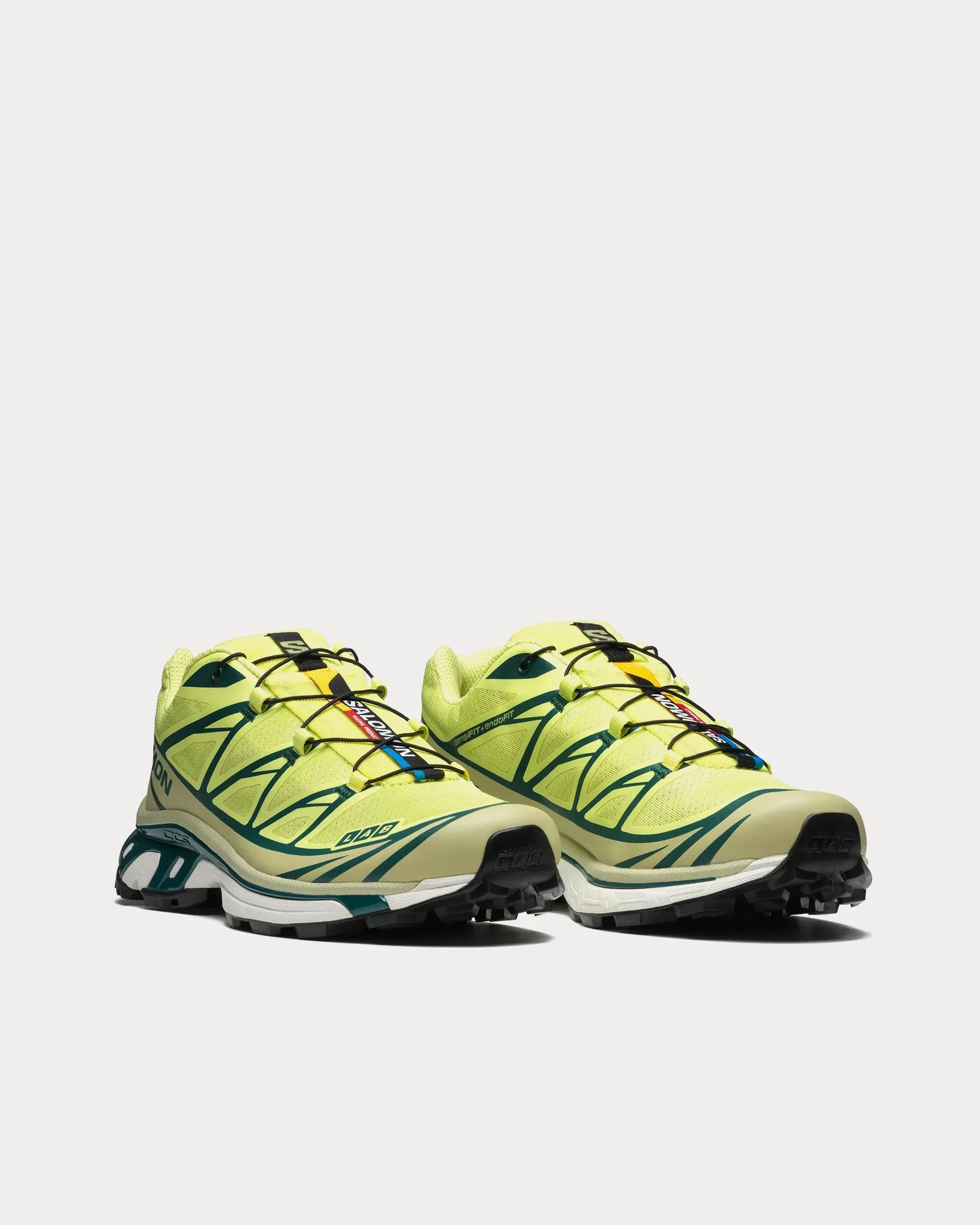 XT-6 Sunny Lime / Southern Moss / Atlantic Deep Low Top Sneakers