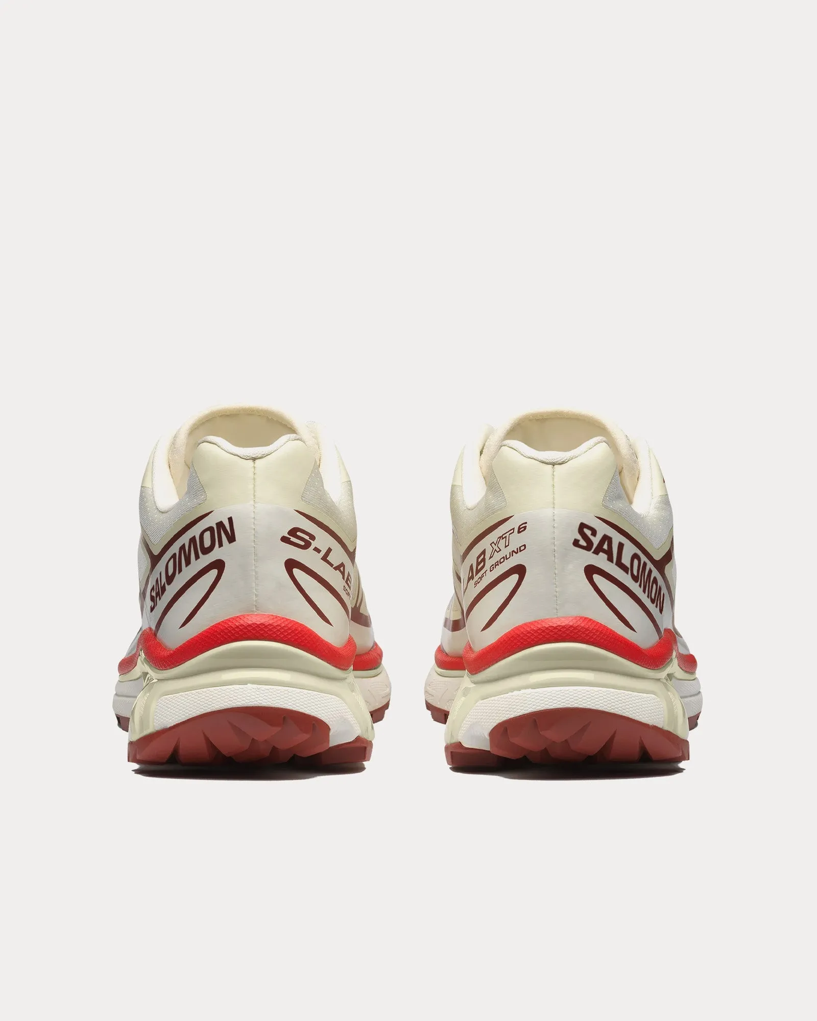 XT-6 Vanilla Ice / Green Haze / Fired Brick Low Top Sneakers